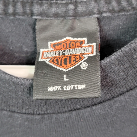 Harley-Davidson Vintage 90's Polar Bear "Great White Ride" Single Stitched Tee L - Picture 10 of 13